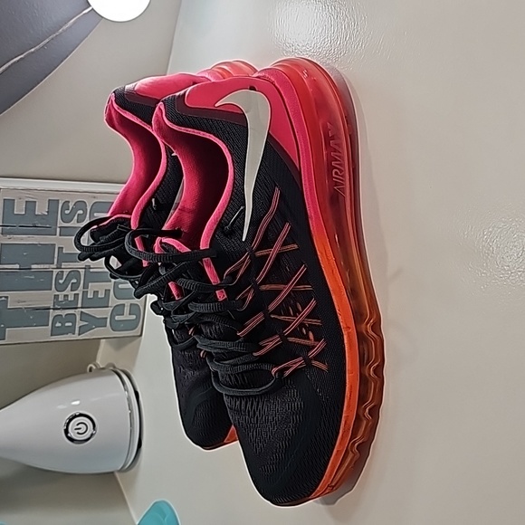 WMNS AIR MAX 2015 'CLASSIC CHARCOAL PINK POW ORANGE - Picture 2 of 5